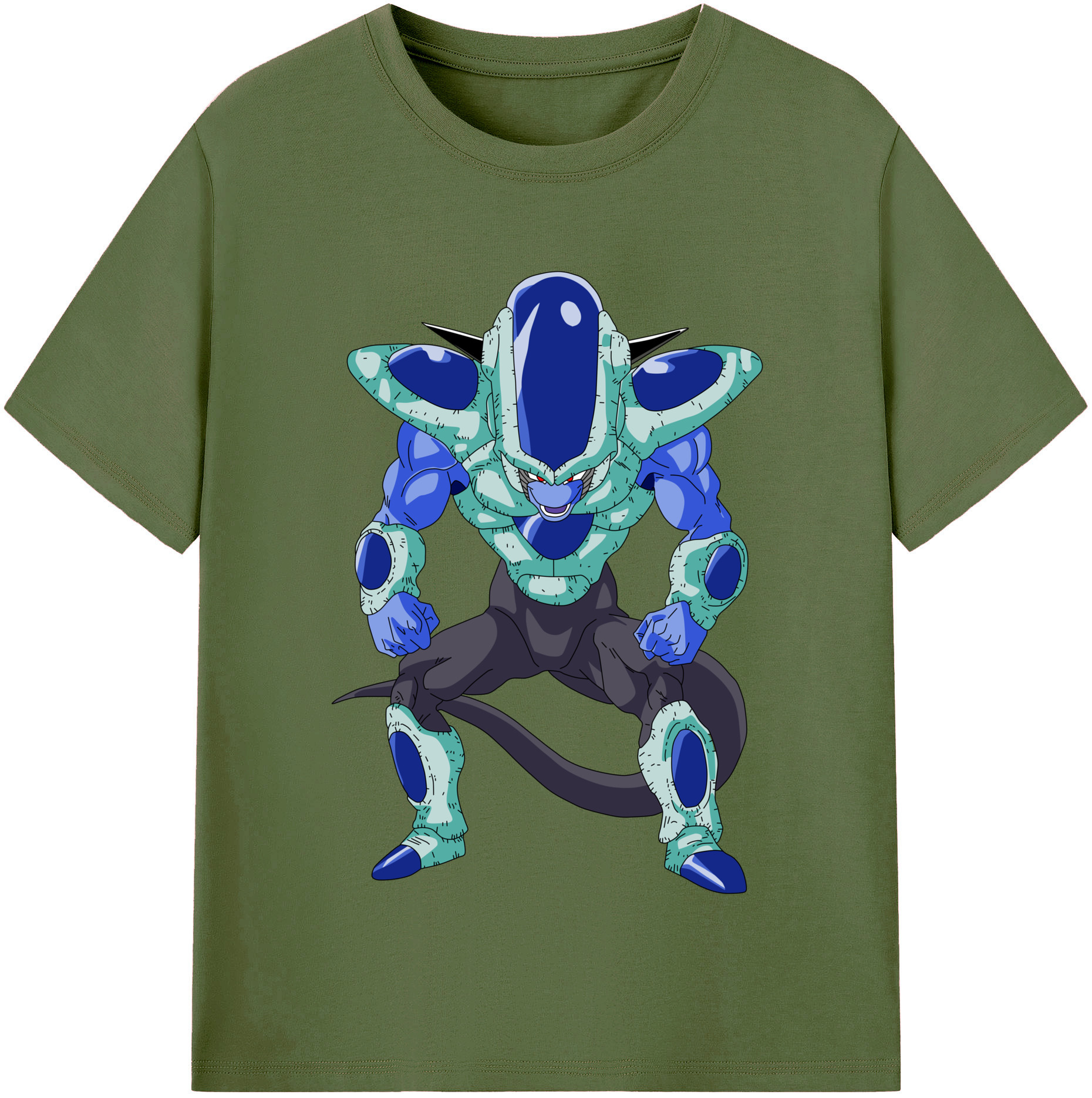 （画像用） ドラゴンボール フリーザ DRAGON BALL Frieza 綿100％半袖Tシャツ（フロントプリント）